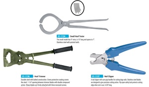 Outils d'instruments vétérinaires en acier inoxydable de haute qualité 19 \ "testeurs de sabots de cheval maréchal-ferrant équin Mahersi certifié CE - Product Image 4
