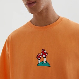 Venta al por mayor personalizado Vintage hombres Camiseta de algodón de alta calidad Unisex manga corta Puff estampado desgastado efecto de luz Streetwear - Product Image 3