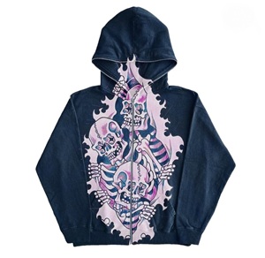 Style de base de qualité supérieure conception personnalisée hommes à capuche basique coton vente en ligne couleur unique hommes à capuche fermeture éclair complète sweats à capuche - Product Image 3