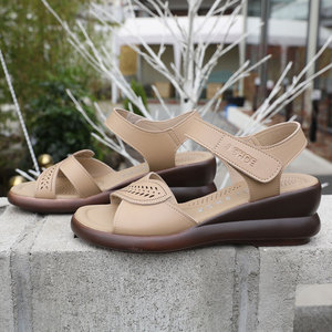 Jshoe รองเท้าแตะหนังแอ็กชันของผู้หญิงเทรนด์สวมใส่แบรนด์เกาหลีพร้อมแพลตฟอร์มหยิกสำหรับสายรัดเวลโครระบายอากาศสำหรับ - Product Image 2