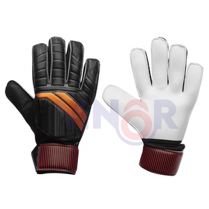 Guantes de Portero de Fútbol Profesionales de Alta Calidad, Transpirables, con Protección Completa, Hechos de Cuero, Producto OEM - Product Image 1