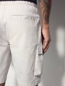 Pantalones cortos de agua personalizados para hombres de buena calidad, pantalones cortos informales con cordón en la cintura, multibolsillos, Color sólido, personalización completa que incluye - Product Image 6