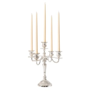 Attractive Design 5 Arm <b>Gold</b> Metal <b>Candelabra</b> Candle Holder Stand Decorative Aluminium Wedding Tabletop For Home & Events Decor - Product Image 5
