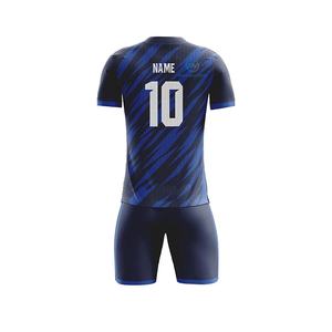 Ensemble de shorts de football professionnels fabriqués en usine, impression par sublimation complète, uniforme de sport pour adultes, OEM disponible - Product Image 3