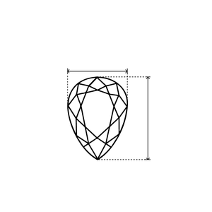 1,02 CT IGI Certified E Color VS2 Clarity Cvd Hpht Lab Grown Diamond Fábrica certificada Fancy Lab Diamond Pear Shape Lab Diamonds - Product Image 2