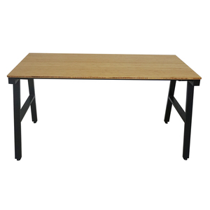 BFAB003-โต๊ะไม้ไผ่ 140x60 ซม. พร้อมขาเหล็กประกอบสำเร็จ วัสดุไม้และโลหะ - Product Image 4