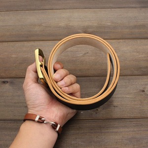 Cadeau de meilleur ami pour hommes en cuir fabriqué à la main noir personnalisé LMB-0079 de ceinture pour femmes ou jeunes - Product Image 6