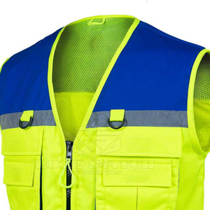 Chaleco de Seguridad de Alta Visibilidad, Ropa de Trabajo Reflectante para Trabajadores de la Construcción, Chaleco de Seguridad de Alta Visibilidad - Product Image 6