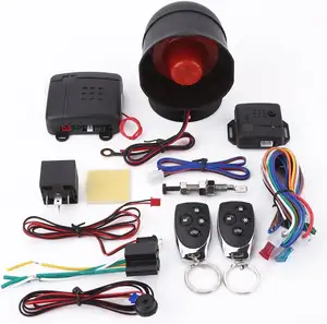 Sistema de Alarma Universal para Automóvil del Fabricante, Sistema de Seguridad Inalámbrico para Automóvil con Entrada sin Llave y 2 Controles Remotos - Product Image 1