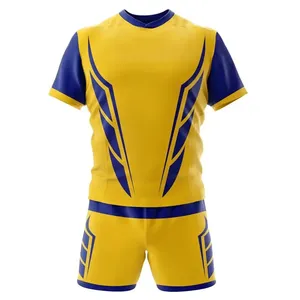 Uniforme de rugby para hombre superventas, logotipo personalizado y color sólido, fabricante profesional, ropa de fútbol de rugby de tamaño adulto - Product Image 1