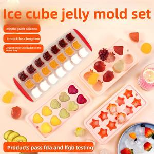 Moule à glaçons en silicone Saint-Valentin, fruits, fraise, pastèque, aliments pour bébé, gâteau vapeur, pudding, congélation rapide, démoulage facile - Product Image 2