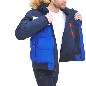 Chaqueta acolchada de moda de alta calidad para hombre, prendas de vestir con burbujas, Abrigo acolchado con capucha hecho de tela de lona - Product Image 2