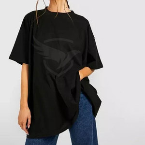 Vente chaude T-shirt surdimensionné respirant T-shirt surdimensionné Streetwear confortable T-shirt surdimensionné fabriqué en usine - Product Image 2