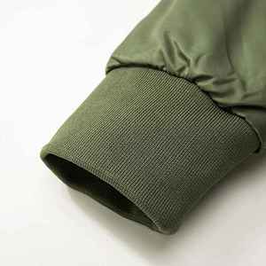 New Winter Men High Street <b>Warm</b> Flight Hooded <b>Waterproof</b> Breathable Bomber Baseball <b>Jacket</b> with Zipper Pockets and Stand Collar - Product Image 5