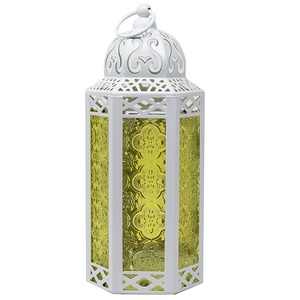 Ensemble de deux lanternes marocaines de couleur personnalisées bougeoir décoratif de Noël fait à la main lanterne marocaine d'église fantaisie - Product Image 6