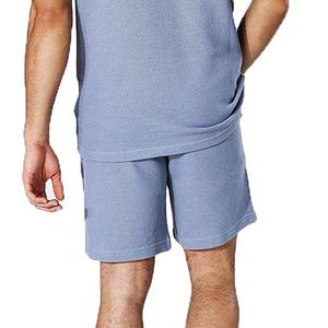 Men's Premium Quality Slim Fit Sportswear Set Silk <b>Screen</b> <b>Printed</b> Solid Pattern Shirt Elastic Waist Shorts for Winter Use for - Product Image 4