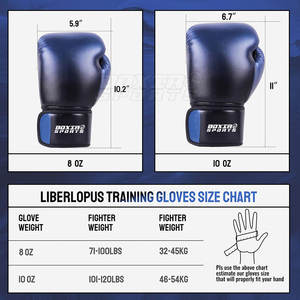 Guantes de boxeo de entrenamiento profesional de cuero PU de alta calidad con soporte de muñeca y diseño transpirable para artes marciales - Product Image 6