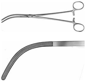 Pinzas Hemostáticas Quirúrgicas Premium Crafoord, Juego de Instrumentos Vasculares de Acero Inoxidable, Instrumentos de Impacto - Product Image 1