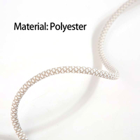Corde tressée en polyester haute résistance, résistante à l'usure, taille personnalisée, emballage multicolore