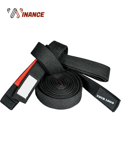Ceinture Bjj Arts Martiaux Jiu Jitsu Ceintures 100% Coton sur mesure Ceinture de Jiu Jitsu Brésilien - Product Image 4