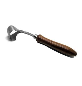 Couteau à sabot en acier J2 de haute qualité avec manche en bois fabriqué professionnel meilleure vente outils de maréchal-ferrant Instrument vétérinaire - Product Image 6