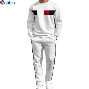 Ensemble de sweat-shirts décontractés pour hommes, poids lourd, taille plus, respirant, séchage rapide, léger, polyester/coton, design 2 en 1, numérique - Product Image 3
