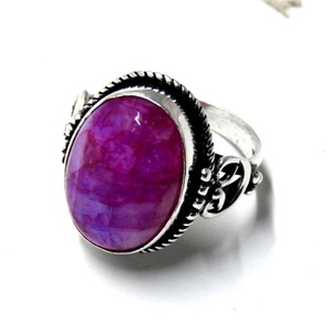 Elegante y único anillo de Plata de Ley 925 con piedra lunar Rosa Anillo de uso diario para mujer para bodas Estilo clásico - Product Image 5