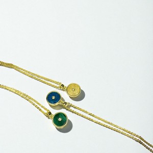 สร้อยคอจี้อัญมณีชิ้นกลมขายดี-เครื่องประดับทำด้วยมือ-สร้อยคอเงิน925 - Product Image 3