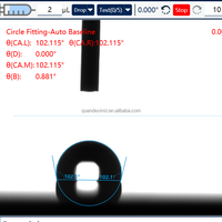 Manual Contact Angle Analyzer QD200 for Hydrophilic and Hydrophobic Surface Testing CE ISO Certification