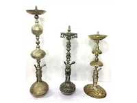 Chichas de luxe Farida égyptiennes cannelées en laiton antique, édition limitée, finition laquée, technique martelée, moulage à pression haute pression 1