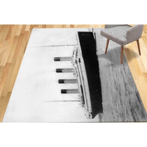 Alfombra Estampada: Diseño Único Saloon, Regalo, Titanic, Interior, Moderna, Delgada, para Escaleras, Alfombra de Terciopelo - Product Image 4