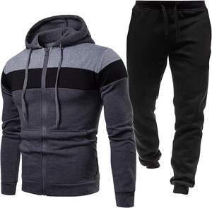 Jersey con capucha para hombre, chándal con logotipo personalizado, chándal de alta calidad para hombre, conjunto de Jogger con logotipo personalizado, chándal Premium - Product Image 2