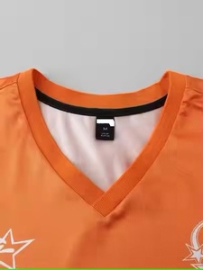 Camiseta de Fútbol Personalizada para Hombre, Manga Corta, 100% Poliéster, Corte Regular, Estilo Hip-Hop, Ecológica, de Secado Rápido y Transpirable - Product Image 3