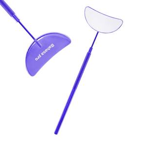 Espejo Circular de Acero Inoxidable para Pestañas, Espejo de Escritorio para Aplicación de Extensiones de Pestañas, Herramientas de Belleza de Bahasa Pro - Product Image 1