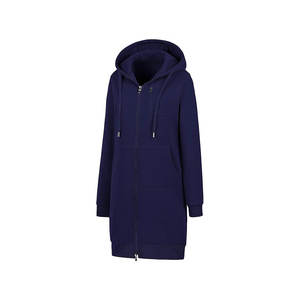 2024 femmes en hiver pull à capuche en gros femmes à la mode Slim Fit longs sweats à capuche pour dames - Product Image 4