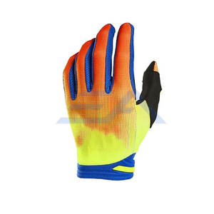 Meilleure vente en ligne sur les gants de motocross en cuir respirant pour hommes, nouvelle conception, doigts complets, antidérapants, sport - Product Image 3