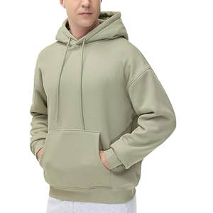 Vente en ligne sweat à capuche en coton mélangé avec logo personnalisé conception de base pour l'hiver meilleure vente nouvelle arrivée de vêtements pour hommes sweats à capuche - Product Image 4