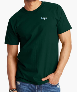 Venta al por mayor Camiseta de algodón de secado rápido para hombres de alta calidad cómodo 100% algodón de color personalizado camisetas de manga corta para hombres - Product Image 5