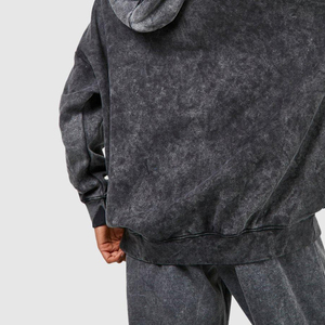 Sudaderas con capucha transpirables 2025, logotipo personalizado, servicio OEM de invierno para otoño, recién llegado, Jersey lavado con ácido para mujer, Sudadera con capucha - Product Image 4