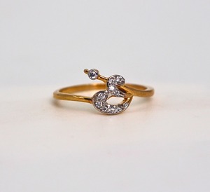 แหวนทองคำแท้ 14K สีเหลือง ประดับเพชรทรงกลม 1 กะรัต เพาะเลี้ยงในห้องปฏิบัติการ ขัดเงาอย่างดี แหวนแต่งงานสำหรับผู้หญิง สี D ถึง G ระดับความสะอาด IF SI2 - Product Image 1