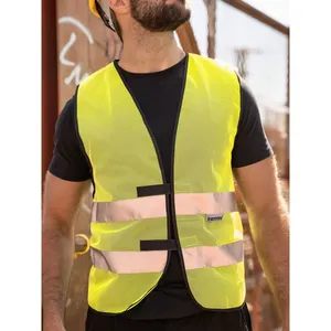 Gilet ad alta visibilità in rete con adesivi riflettenti e luci - Articolo promozionale - Product Image 4