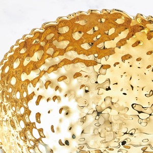 Lot de 3 bols décoratifs bas orchidées finition argentée pièces élégantes parfaites pour la table de bureau à domicile ou la fête d'Inde - Product Image 4