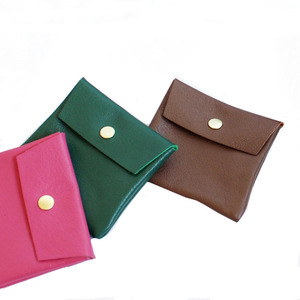 Genuine Leather Wholesale Custom New <b>Cute</b> Design Simple Small Coin <b>Purse</b> - Product Image 2