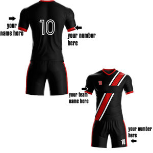 Kits de fútbol de secado rápido transpirables personalizados de alta calidad, juego de uniformes de fútbol por sublimación, kit OEM - Product Image 2