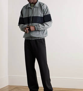 Chaquetas Cortavientos Deportivas OEM 2026, Transpirables, 100% Poliéster, Tallas Grandes, con Bloques de Color y Forro de Malla, para Hombre - Product Image 4