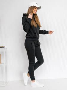 Nouveautés 2026 – Ensemble de survêtement vierge pour femme, personnalisable, en tissu doux, vente en gros - Product Image 4