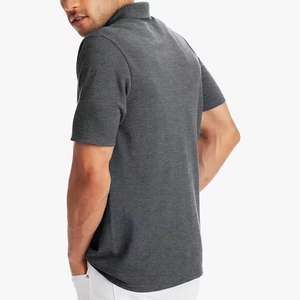 Polos pour hommes Vêtements de travail droits, debout et ajustés en forme de corps, doux et respirant - Product Image 5