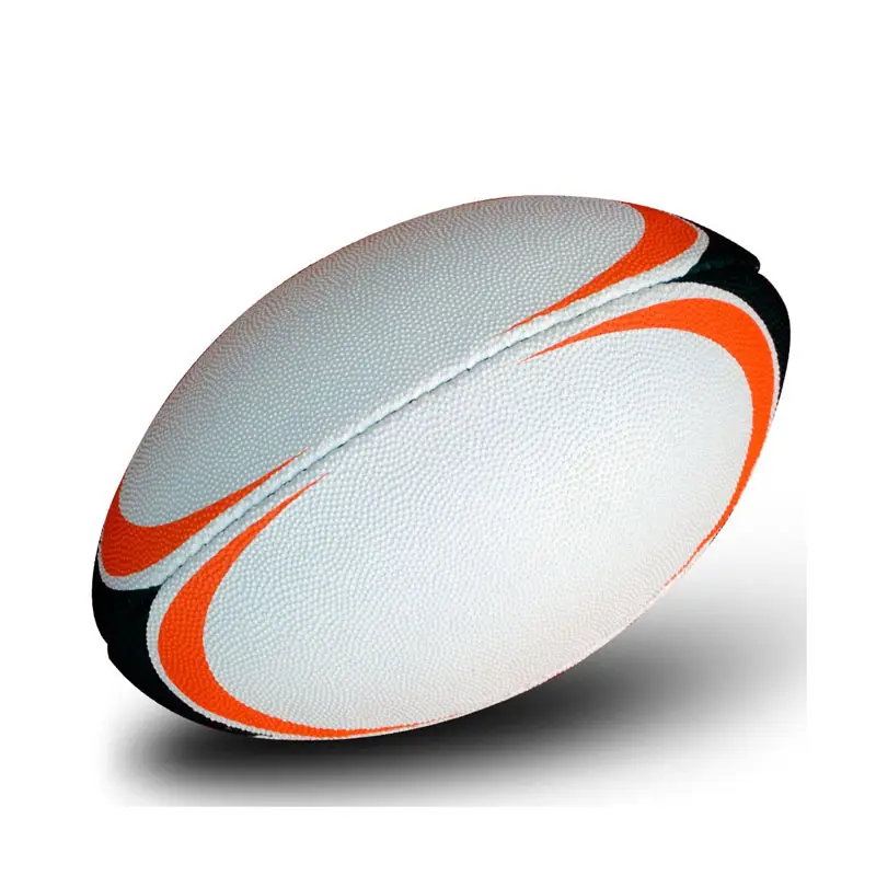 Pakistan Rugby Ball 4 Panel Machine Stitched Super Grip Team Rugby Ball/hand made or hand stitched promotional match rugby ball