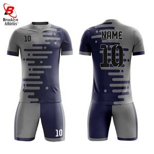 Uniformes de Fútbol Personalizados de la Mejor Calidad, Transpirables, de Manga Corta para Verano, Conjuntos Deportivos de Alta Calidad para Equipos - Product Image 4