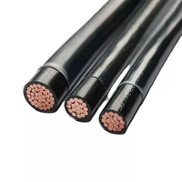 Cable THHN THWN de 600V, 8awg, 1/0awg, 3/0awg, conductor de cobre, chaqueta de nailon aislada de PVC para cable de Máquina Herramienta